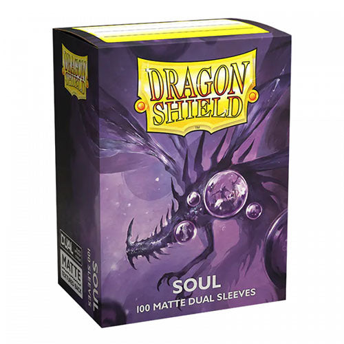 Dragon Shield 100 Matte Dual Sleeves - Metallic Soul Purple - LIMITED EDITION