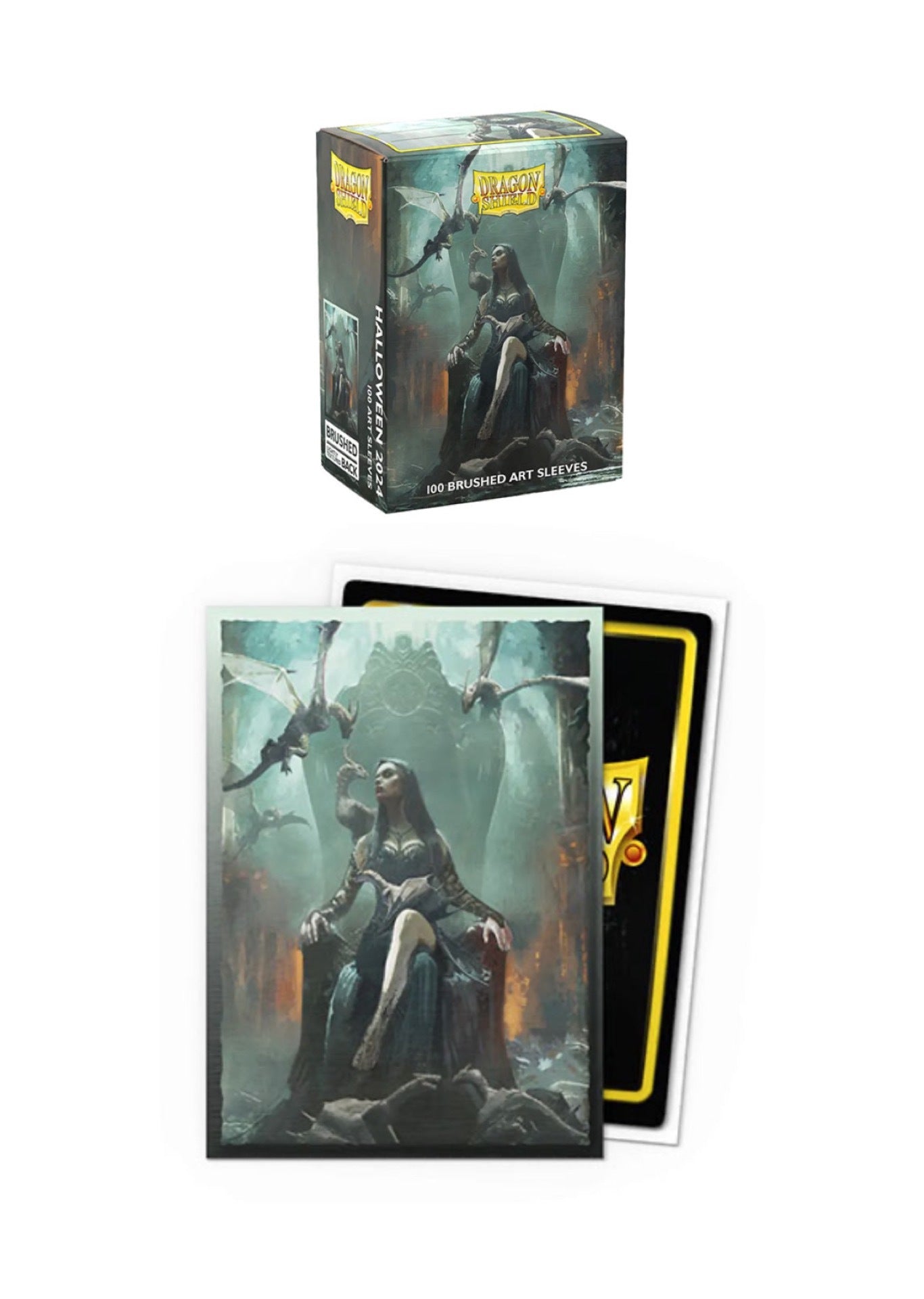Dragon Shield - Brushed Art Standard Size Sleeves 100pk - Limited Edition Halloween 2024