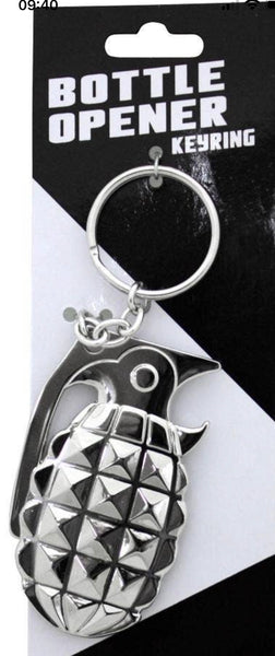 Granade Bottle Opener Keyring