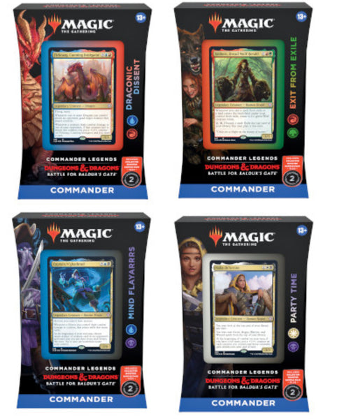 Magic the Gathering Dungeons & Dragons Commander Legends Battle for Baldurs Gate - Party Time