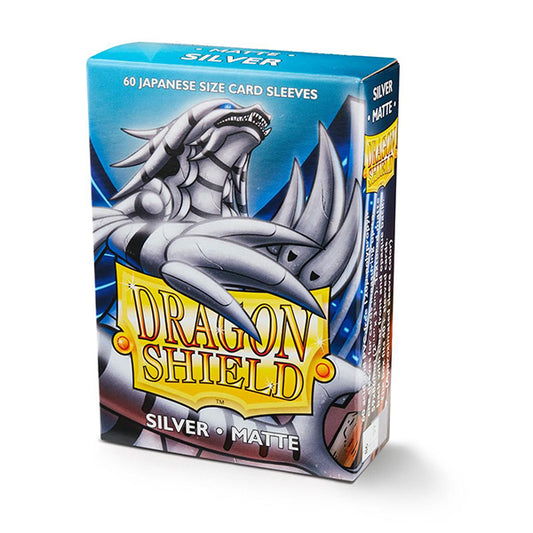 Dragon Shield - Matte Japanese Size Sleeves 60pk - Silver