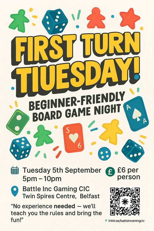 First Turn Tuesday - Board Games for beginners
