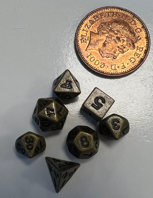 Baby Metal Dice - set of 7
