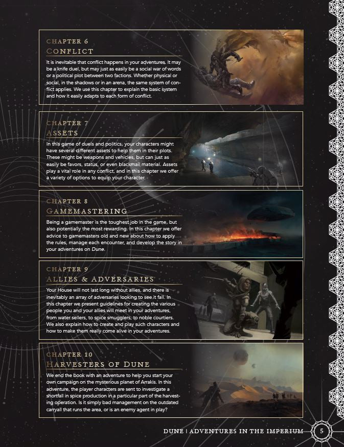 Dune - Adventures in the Imperium : Core Rulebook Standard Edition
