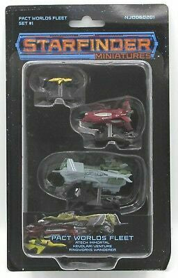 Starfinder Minitures: Pact Worlds Fleet Set 1