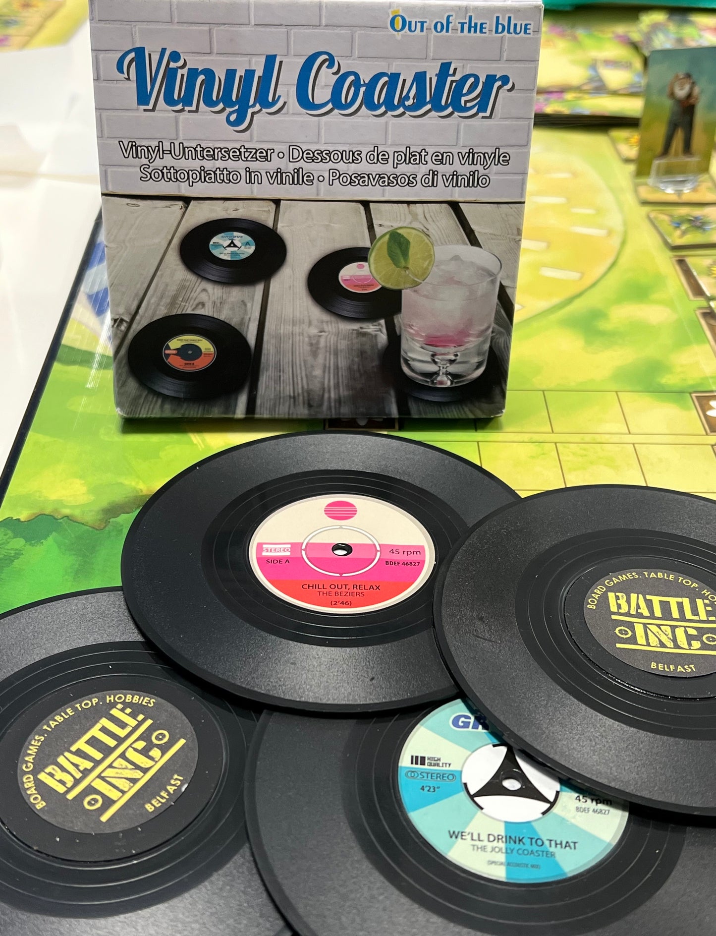 Battle Inc Vinyl Coaster