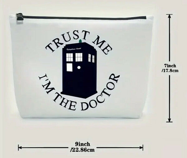 "Trust me, i'm the Doctor" Dice Bag/Pencil case