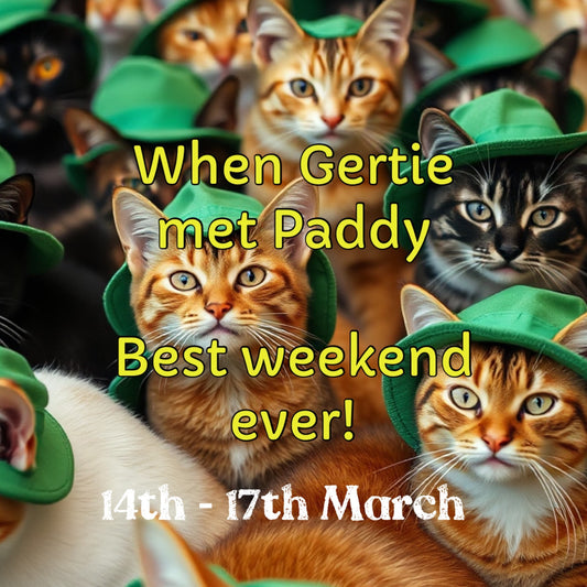When Gertie Met Paddy - Day of Cat Crafts