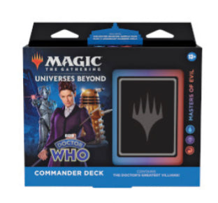 Magic: The Gathering - Dr Who - Universes Beyond - Masters Of Evil