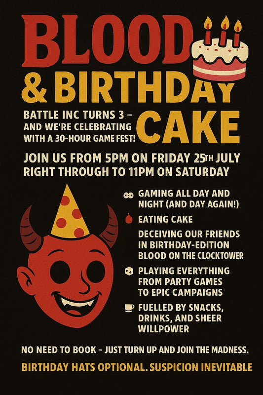 Battle Inc Birthday weekend pass