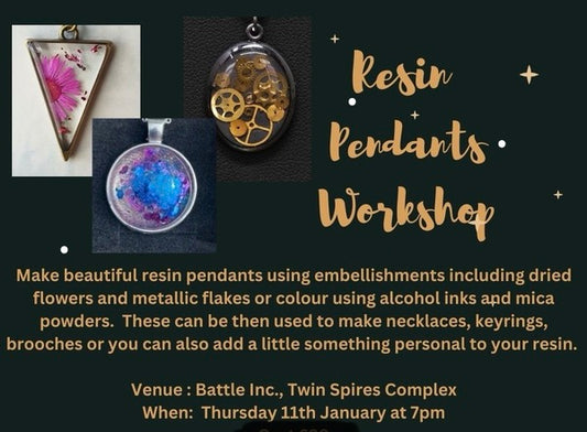 Resin Pendant Workshop