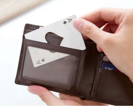 Playing Card Bottle Opener