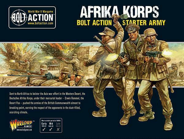 Bolt Action Rommel Warlord Afrika Korps - Bolt Action Starter Army – Battle Inc. Gaming