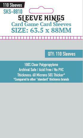 Sleeve Kings 63.5mm x 88mm Card Game Sleeves