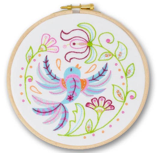 My Embroidery Kit - Blue Bird
