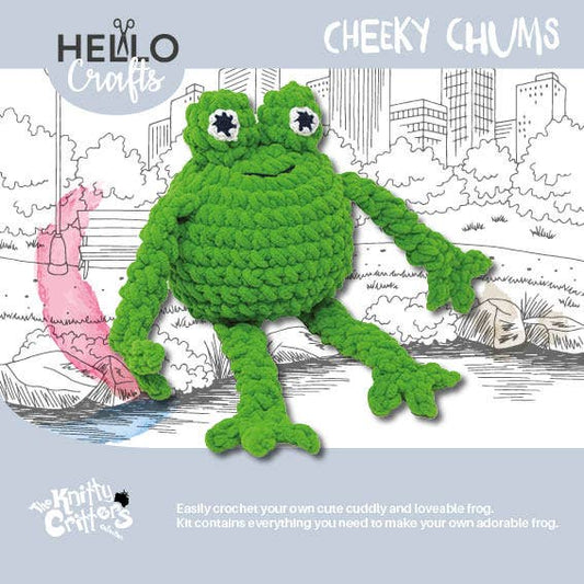 Knitty Critters Cheeky Chums - Froggy Crochet Kit